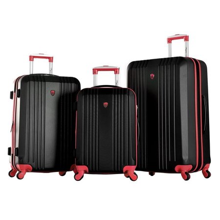 OLYMPIA INTERNATIONAL Olympia International HF-1921-BK-RD 21 in. Apache II Carry-On Spinner; Black & Red HF-1921-BK+RD